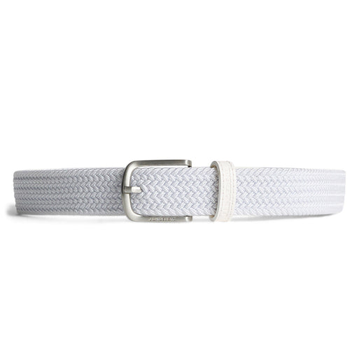 J.Lindeberg Golf Belt - Benny Woven 3cm - White SS26