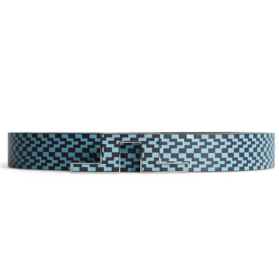 J.Lindeberg Golf Belt - Bentley Print - BS Forget-Me-Not SS26