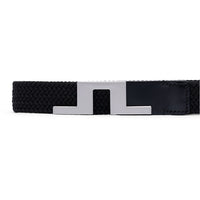J.Lindeberg Golf Belt - Braided Bridge 3cm - Black AW26