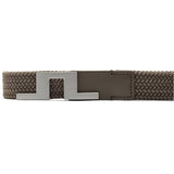 J.Lindeberg Golf Belt - Braided Bridge 3cm - Brindle AW26