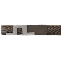 J.Lindeberg Golf Belt - Braided Bridge 3cm - Brindle AW26