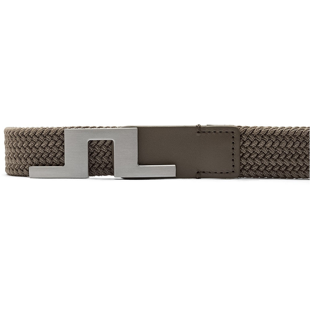 J.Lindeberg Golf Belt - Braided Bridge 3cm - Brindle AW26