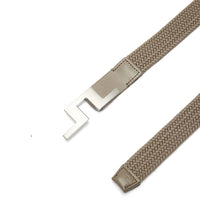 J.Lindeberg Golf Belt - Braided Bridge 3cm - Brindle AW26