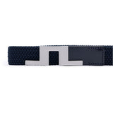 J.Lindeberg Golf Belt - Braided Bridge 3cm - JL Navy AW26
