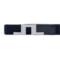 J.Lindeberg Golf Belt - Braided Bridge 3cm - JL Navy AW26