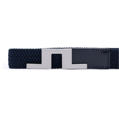 J.Lindeberg Golf Belt - Braided Bridge 3cm - JL Navy AW26