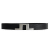 J.Lindeberg Golf Belt - Bridger Leather 3cm - Black SS26