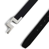 J.Lindeberg Golf Belt - Bridger Leather 3cm - Black SS26