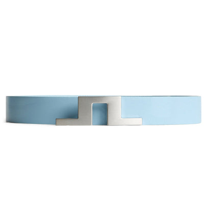J.Lindeberg Golf Belt - Bridger Leather 3cm - Forget-Me-Not SS26