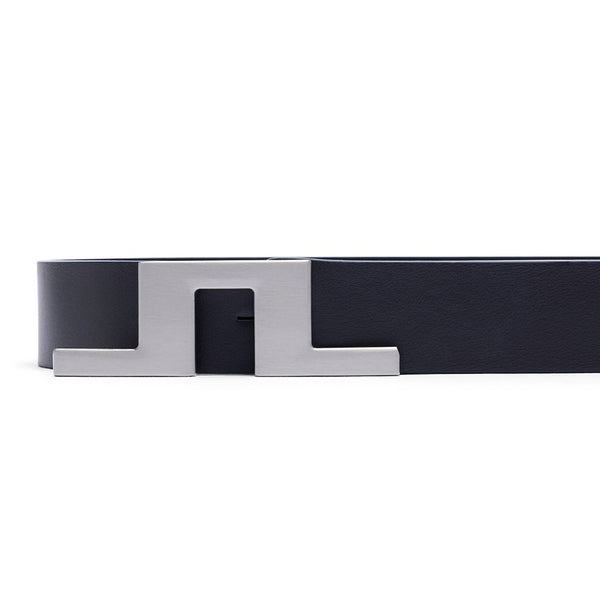 J.Lindeberg Golf Belt - Bridger Leather 3cm - JL Navy SS26