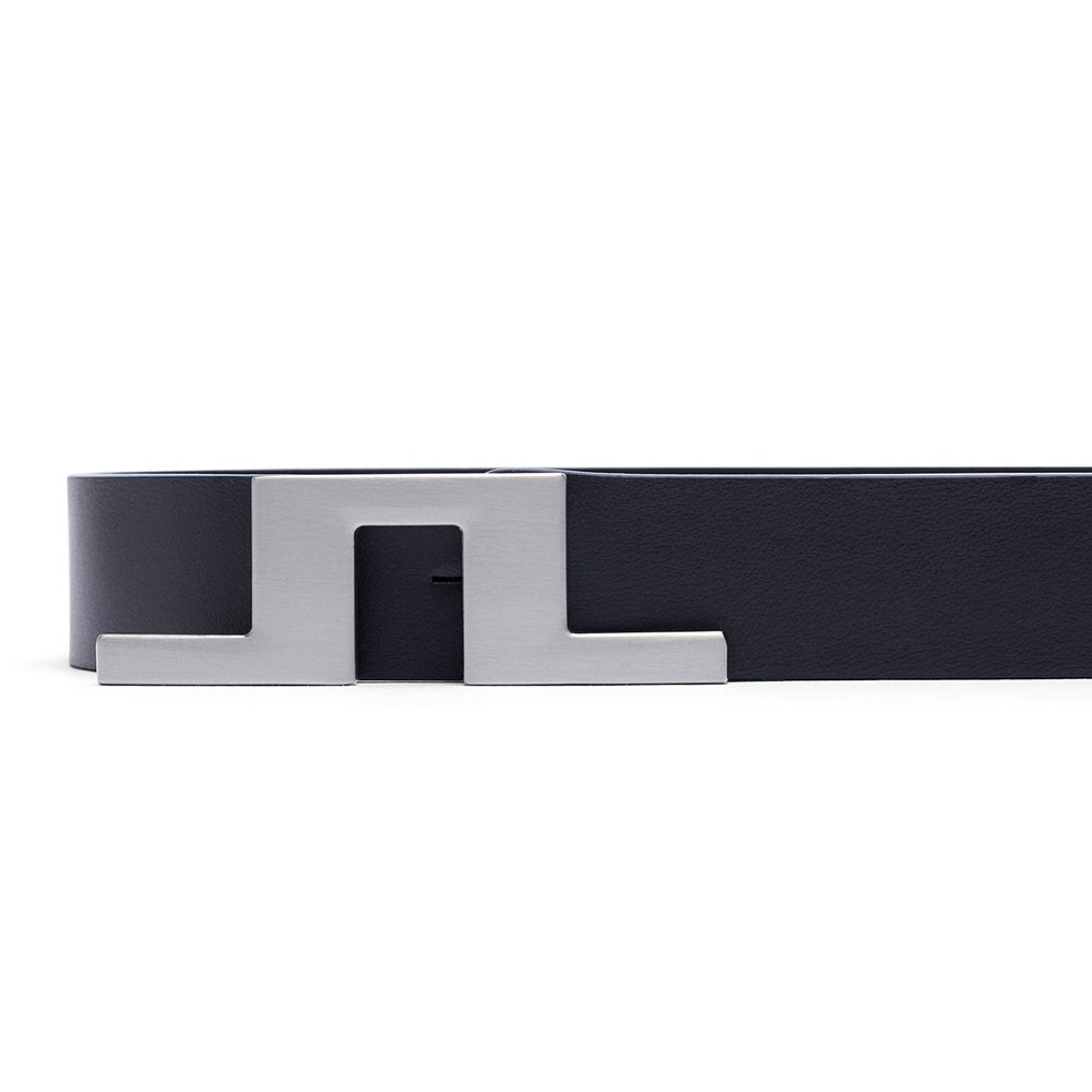 J.Lindeberg Golf Belt - Bridger Leather 3cm - JL Navy SS26