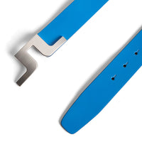 J.Lindeberg Golf Belt - Bridger Leather - Sonic Blue AW25