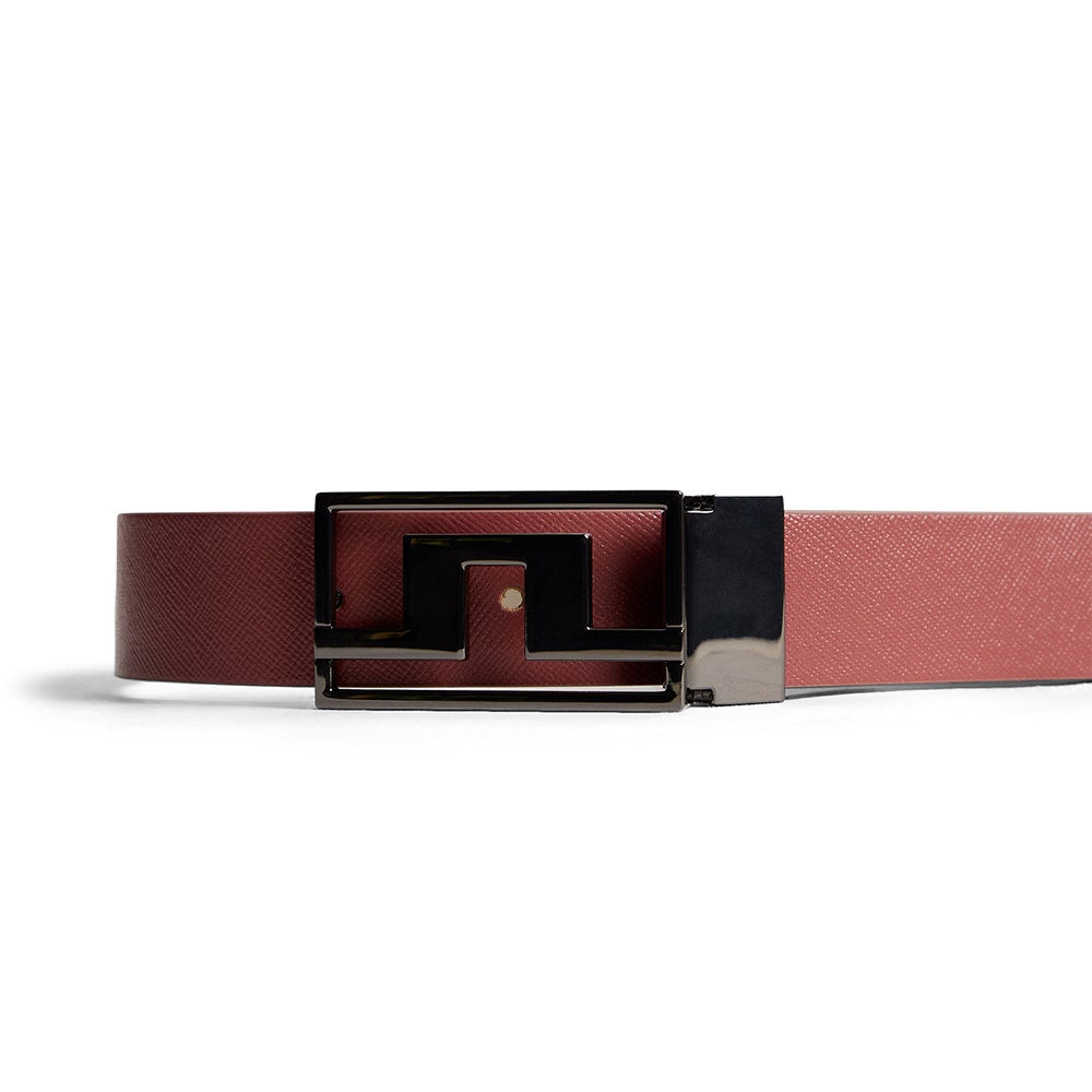 J.Lindeberg Golf Belt - Slater Reversible 3cm - Apple Butter SS26