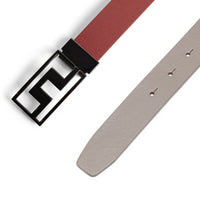 J.Lindeberg Golf Belt - Slater Reversible 3cm - Apple Butter SS26