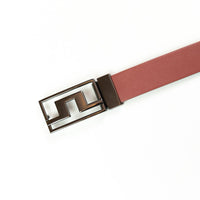 J.Lindeberg Golf Belt - Slater Reversible 3cm - Apple Butter SS26