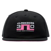 J.Lindeberg Golf Cap - 30Y Snapback - Black SH26