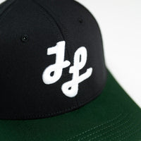 J.Lindeberg Golf Cap - Boyd Two Tone - Black AW26