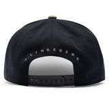 J.Lindeberg Golf Cap - Caddie Two Tone Snapback - Black SS26