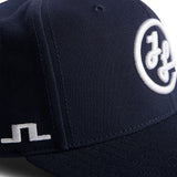 J.Lindeberg Golf Cap - Caddie Two Tone Snapback - JL Navy SS26