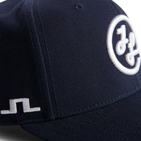 J.Lindeberg Golf Cap - Caddie Two Tone Snapback - JL Navy SS26