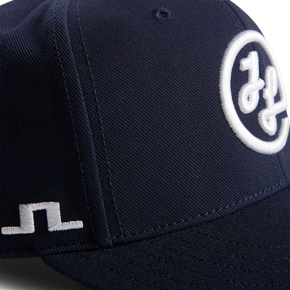 J.Lindeberg Golf Cap - Caddie Two Tone Snapback - JL Navy SS26