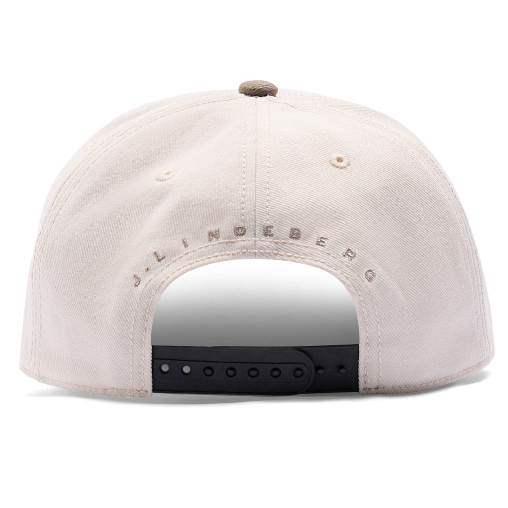 J.Lindeberg Golf Cap - Caddie Two Tone Snapback - Moonbeam SS26