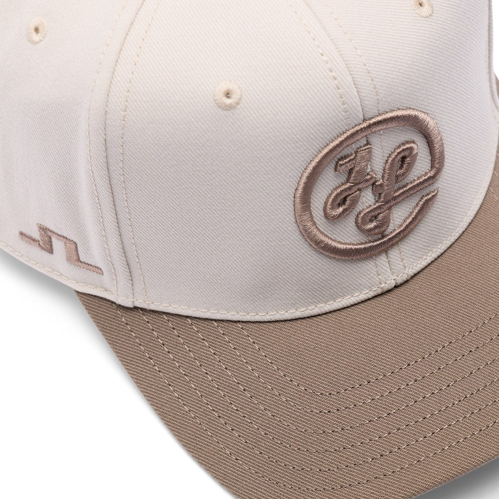 J.Lindeberg Golf Cap - Caddie Two Tone Snapback - Moonbeam SS26