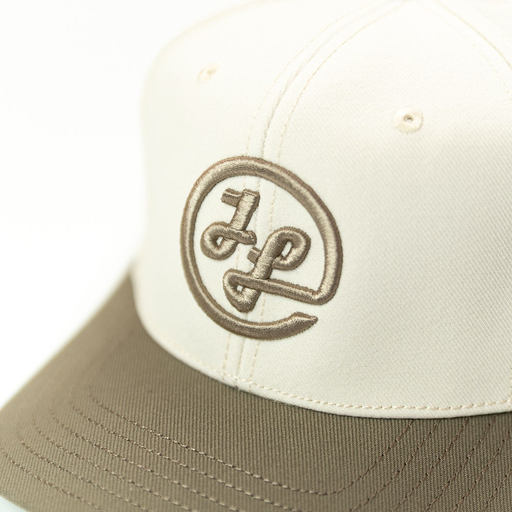 J.Lindeberg Golf Cap - Caddie Two Tone Snapback - Moonbeam SS26