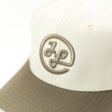 J.Lindeberg Golf Cap - Caddie Two Tone Snapback - Moonbeam SS26