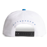 J.Lindeberg Golf Cap - Caddie Two Tone Snapback - White SS26