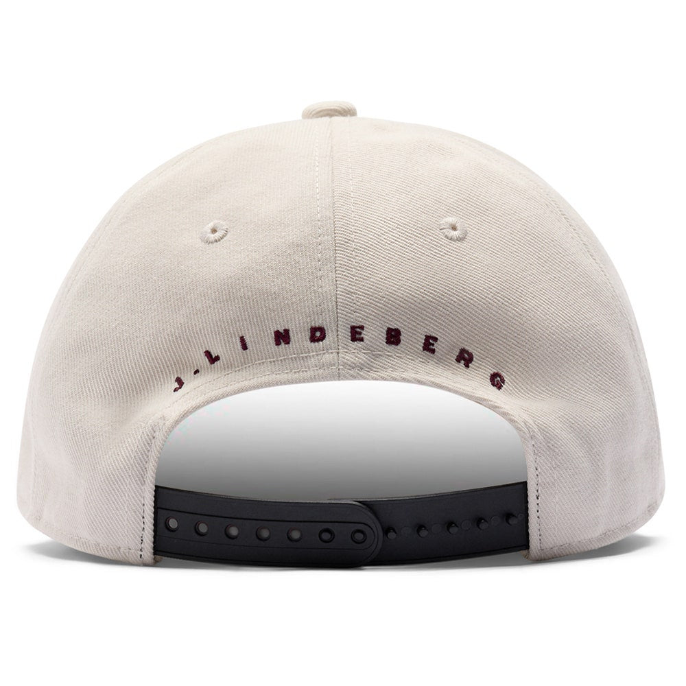 J.Lindeberg Golf Cap - Cyrus Flat Bill - Moonbeam AW26