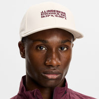 J.Lindeberg Golf Cap - Cyrus Flat Bill - Moonbeam AW26