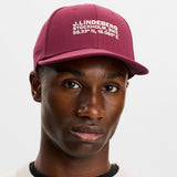J.Lindeberg Golf Cap - Cyrus Flat Bill - Winetasting AW26
