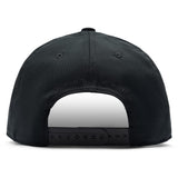 J.Lindeberg Golf Cap - Drive Flat Bill Snapback - Black SS26