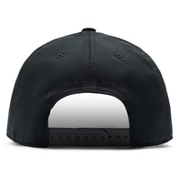 J.Lindeberg Golf Cap - Drive Flat Bill Snapback - Black SS26