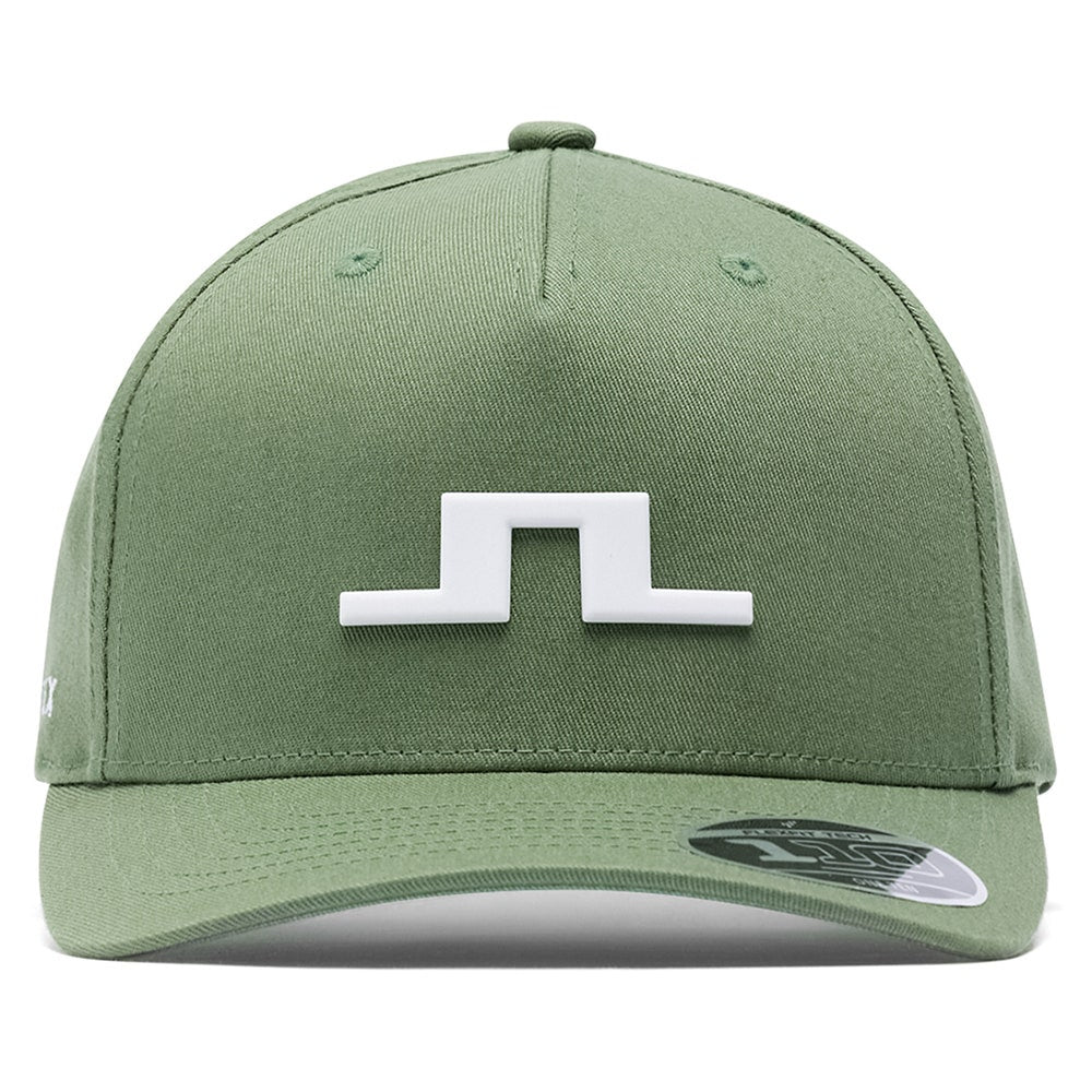 J.Lindeberg Golf Cap - Heath FlexFit 110 Snapback - Hedge Green SS26