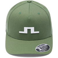 J.Lindeberg Golf Cap - Heath FlexFit 110 Snapback - Hedge Green SS26