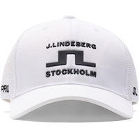 J.Lindeberg Golf Cap - JL Pro Cap - White AW26