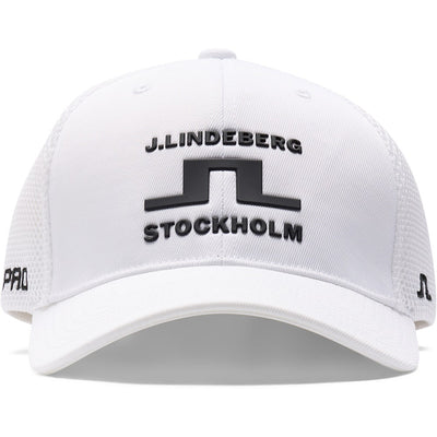 J.Lindeberg Golf Cap - JL Pro Cap - White AW26