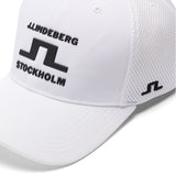 J.Lindeberg Golf Cap - JL Pro Cap - White AW26