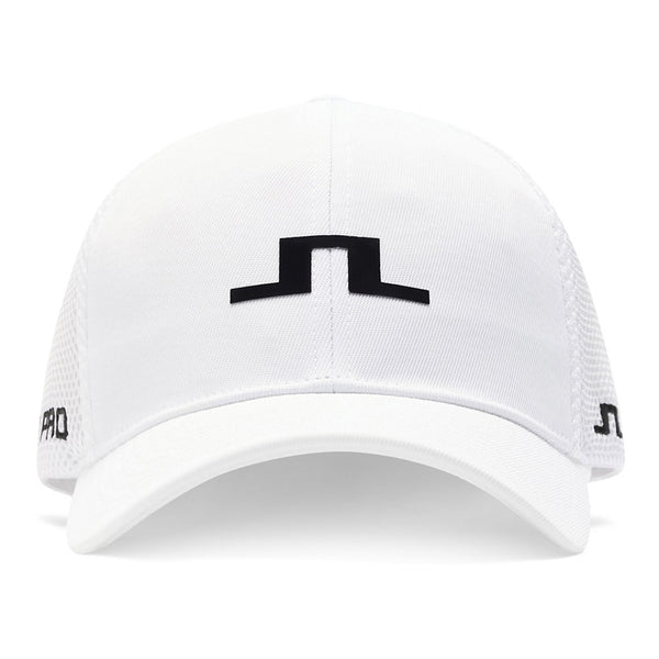 J.Lindeberg Golf Cap - JL Pro FlexFit 110 - White SS26