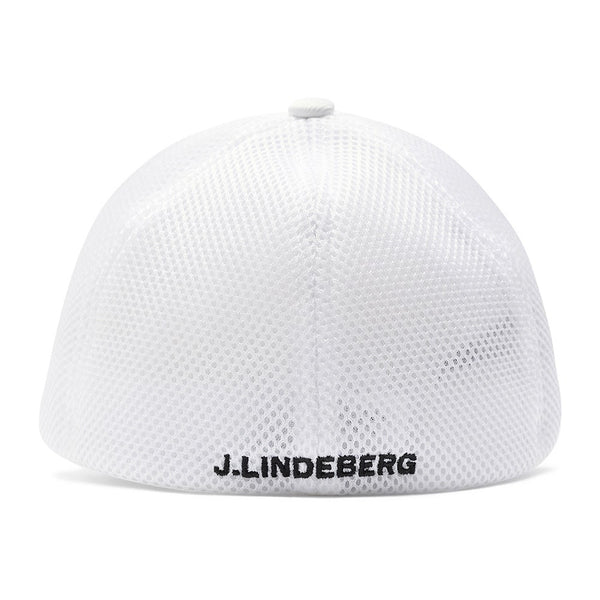 J.Lindeberg Golf Cap - JL Pro FlexFit 110 - White SS26