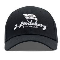 J.Lindeberg Golf Cap - Travers Stretch - Black AW26