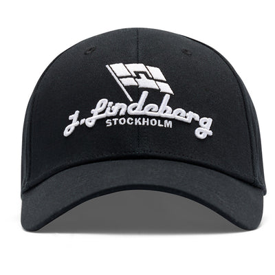J.Lindeberg Golf Cap - Travers Stretch - Black AW26