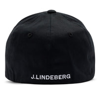 J.Lindeberg Golf Cap - Travers Stretch - Black AW26