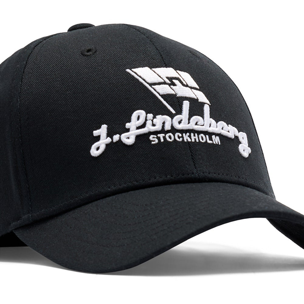 J.Lindeberg Golf Cap - Travers Stretch - Black AW26
