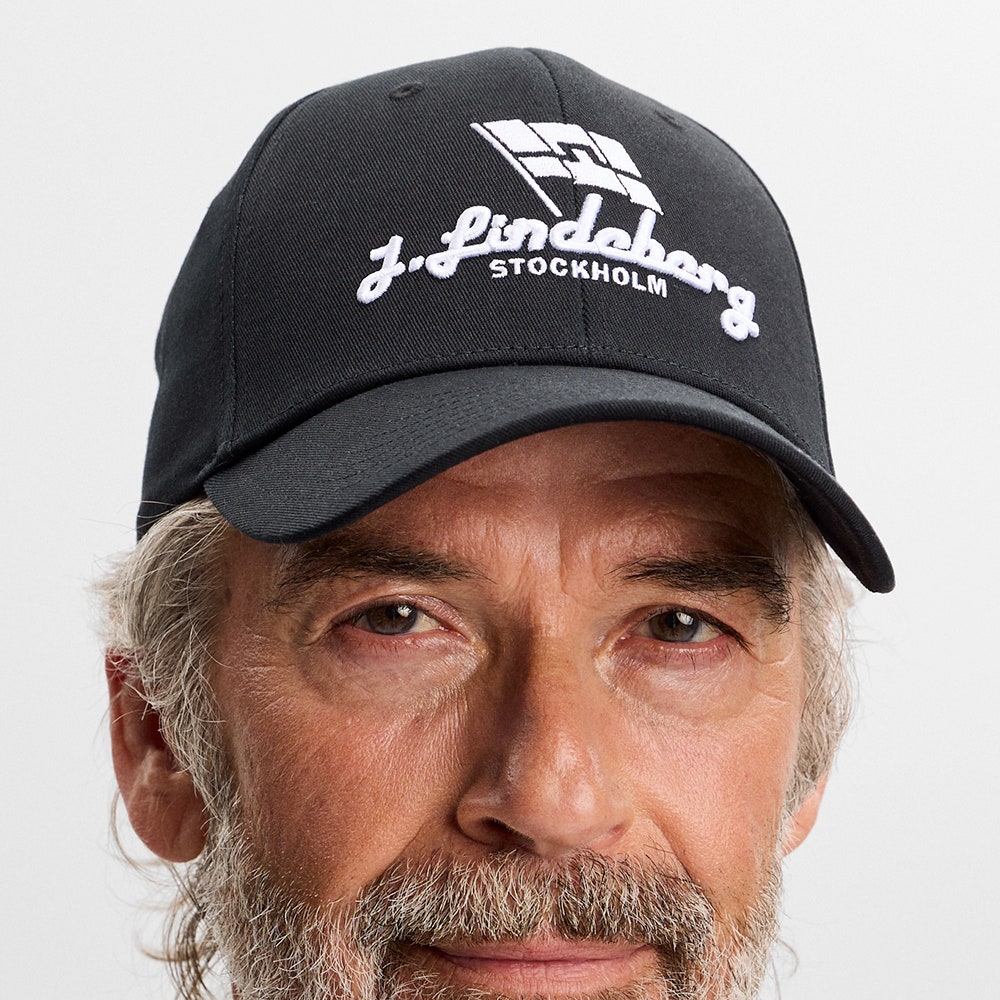 J.Lindeberg Golf Cap - Travers Stretch - Black AW26