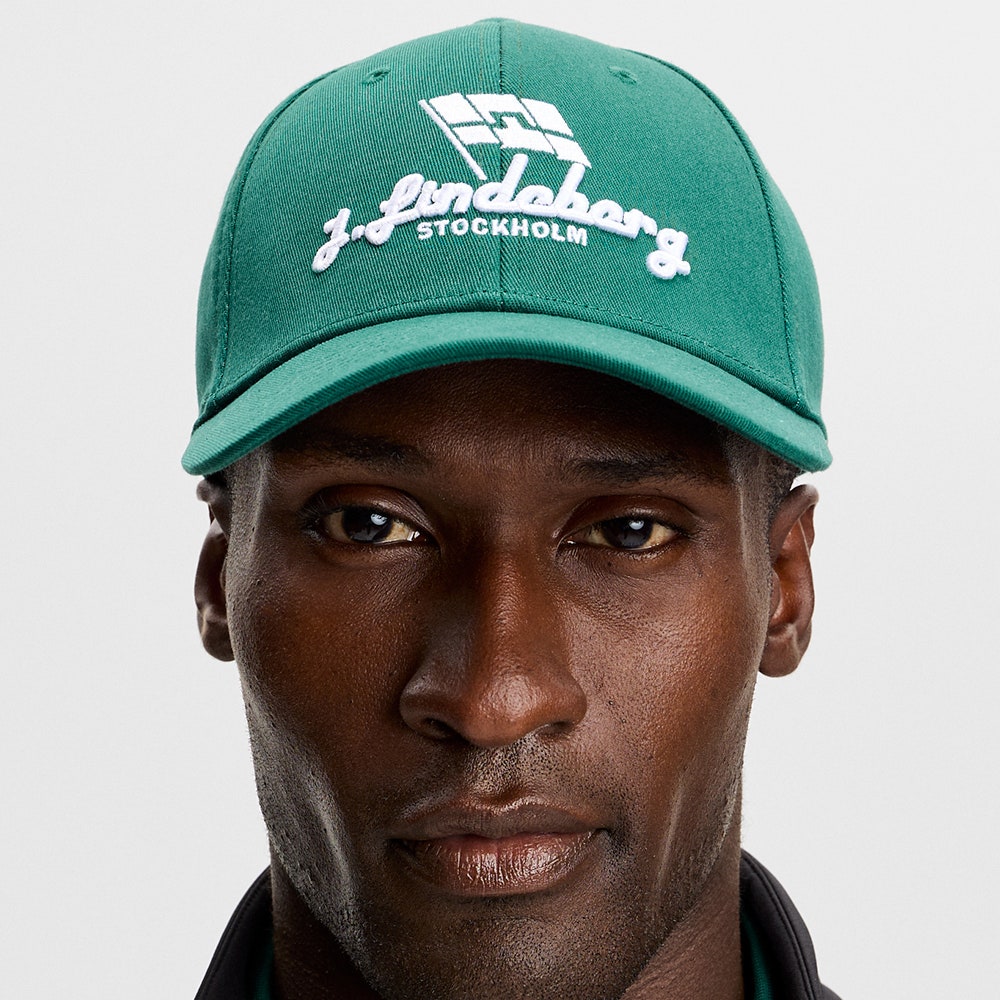 J.Lindeberg Golf Cap - Travers Stretch - Forest Biome AW26