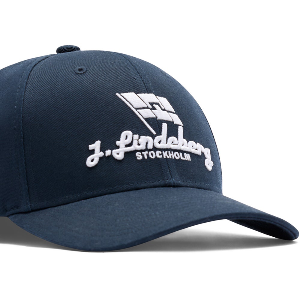 J.Lindeberg Golf Cap - Travers Stretch - JL Navy AW26