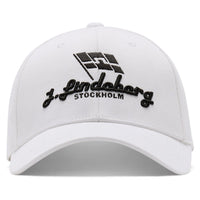 J.Lindeberg Golf Cap - Travers Stretch - White AW26